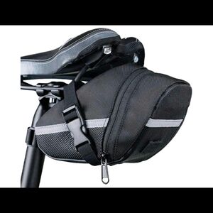 Black Bicycle Saddle Bag